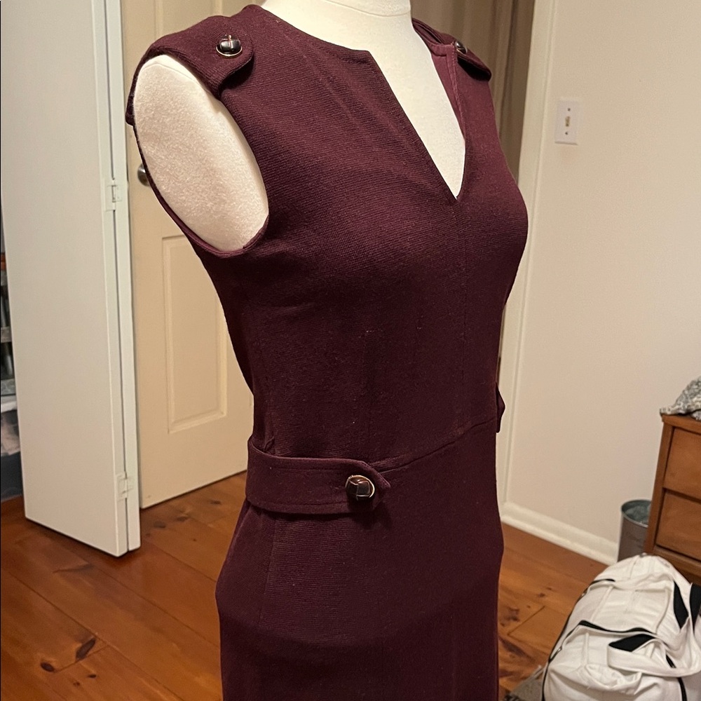 Tory Burch Burgundy Dress